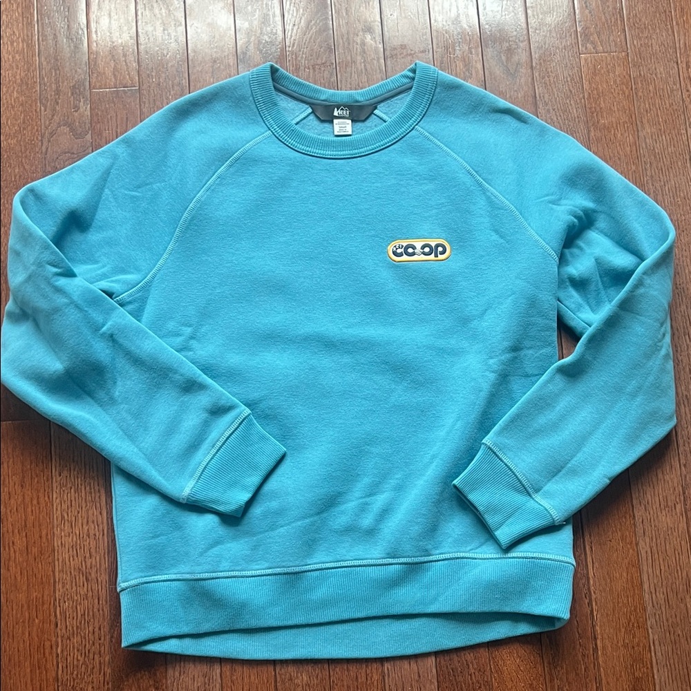REI Teal Crewneck Men's Sweater